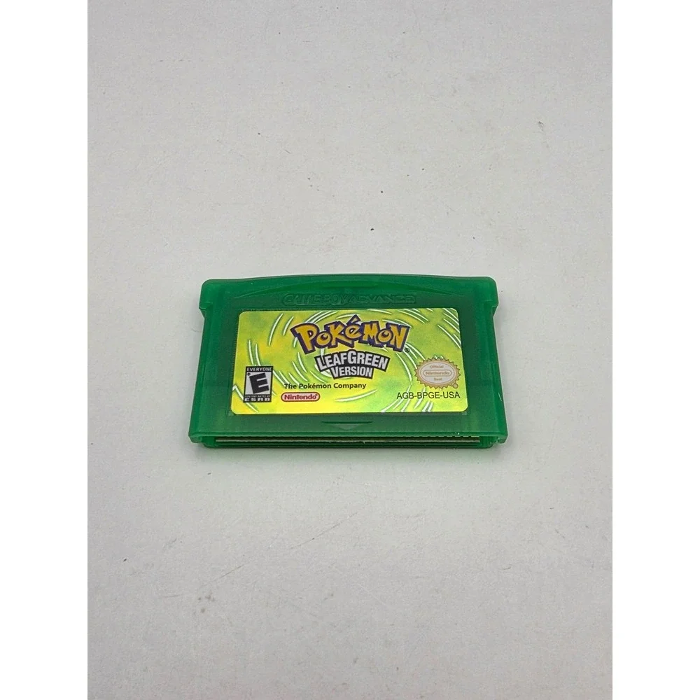 Pokemon LeafGreen Version‎ (Nintendo Game Boy Advance GBA) w/ Replacement Box